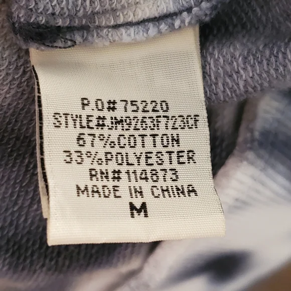 Chance Or Fate Oversized Pullover Tie Dyed Sweatshirt Size M - Picture 7 of 8